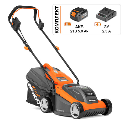 Аккумуляторная газонокосилка DAEWOO DLM 3221Li SET